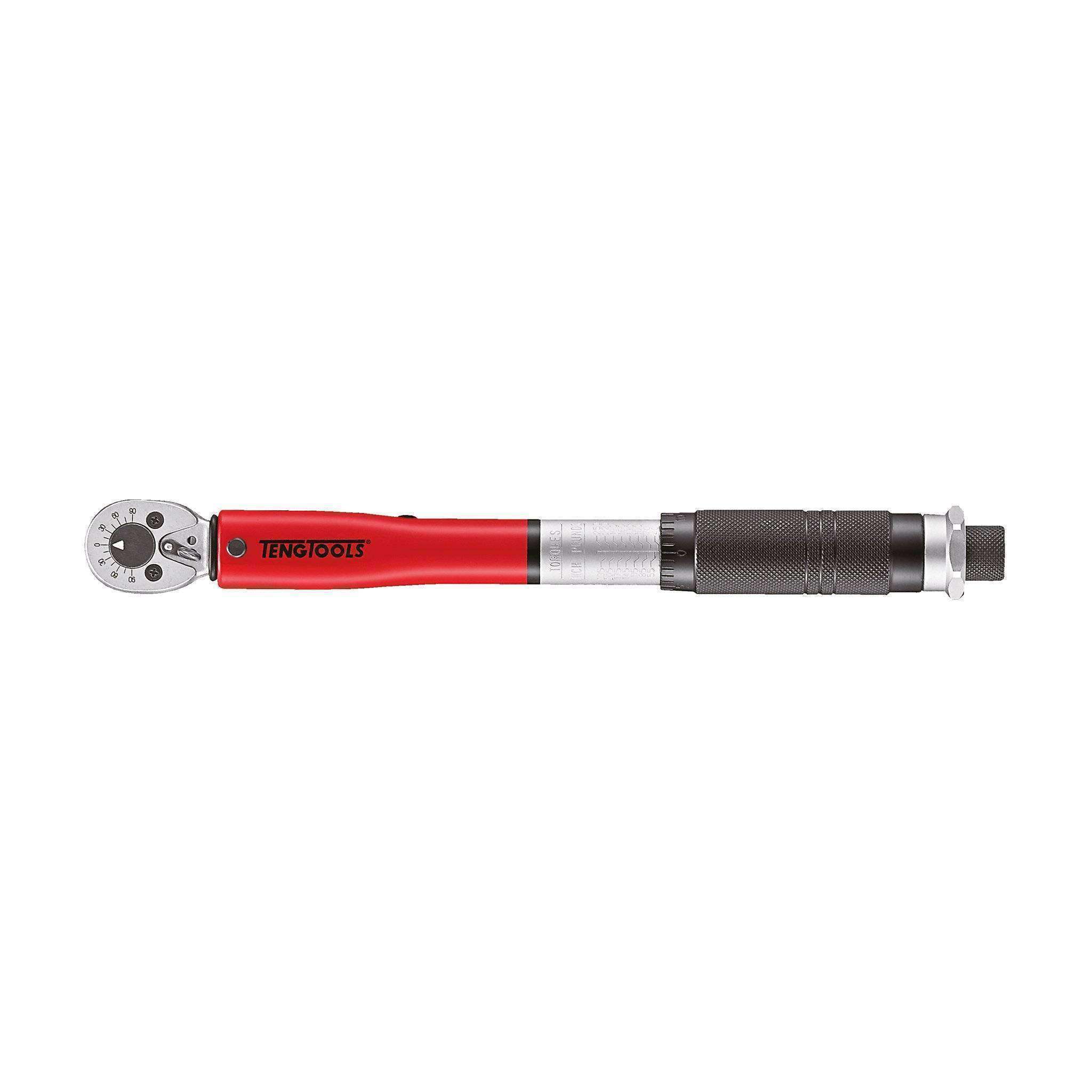 Teng Tools 1/4 Inch Drive Torque Wrench 40-250in-lb - 1492UAG-E