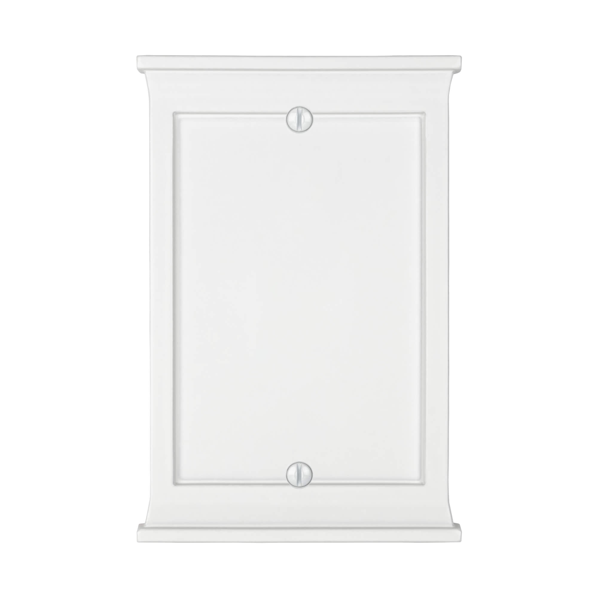 Mantel White Composite - 1 Blank Wallplate