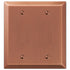 Century Brushed Copper Steel - 2 Blank Wallplate