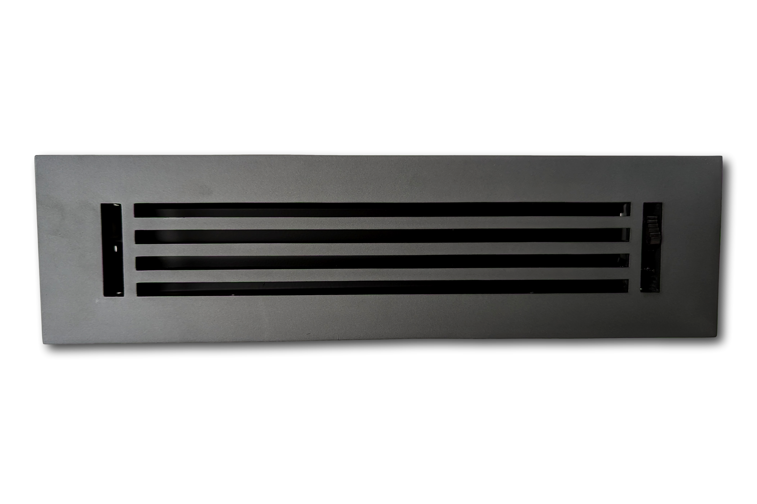 Cast Aluminum Linear Bar Vent Covers - Carbon Gray
