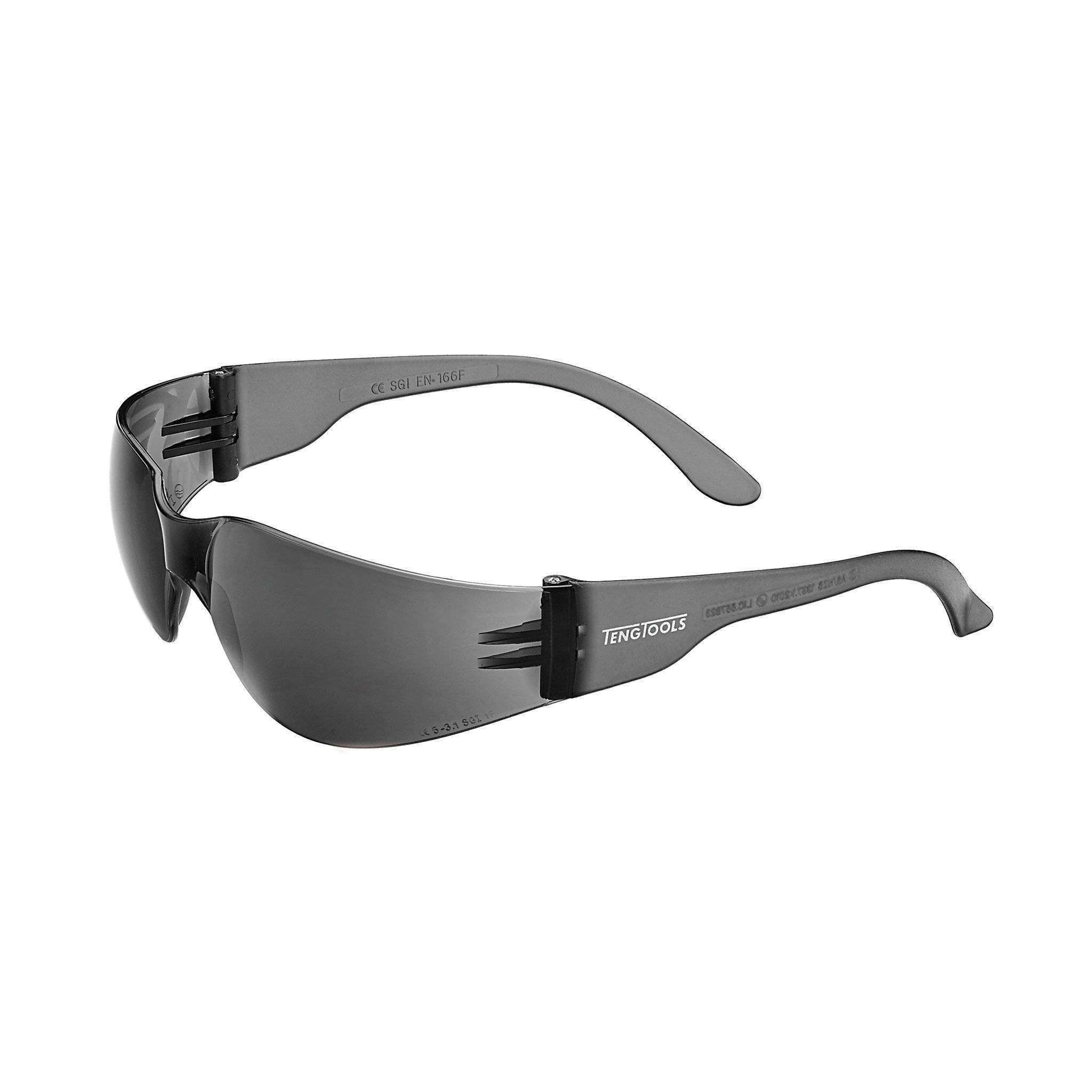Teng Tools Anti Fog, Scratch Resistant Safety Glasses With Grey Lenses & Side Protection - SG960G