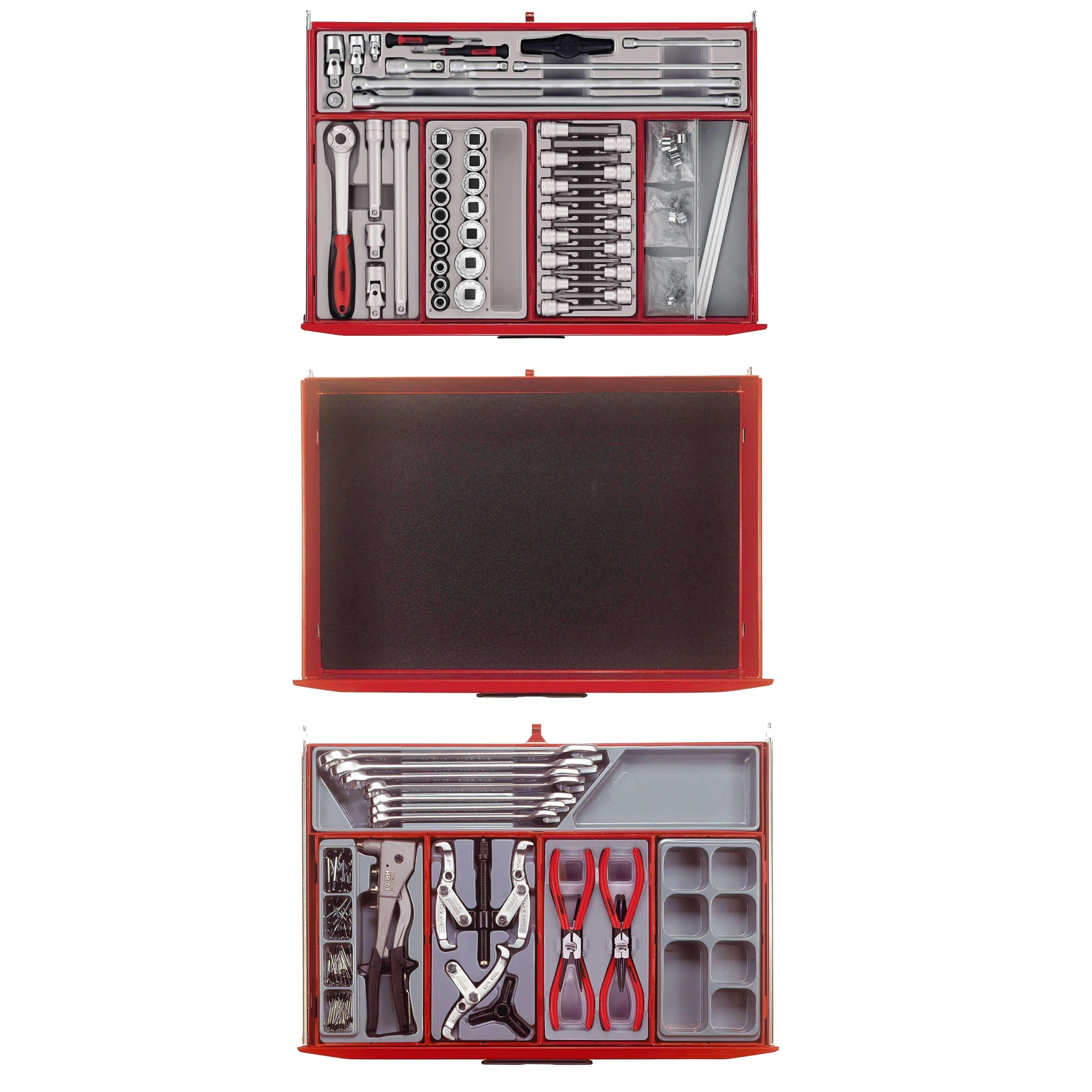 Teng Tools 491 Piece Complete Mixed Mechanics General Hand Tool Kit - TCMM491N