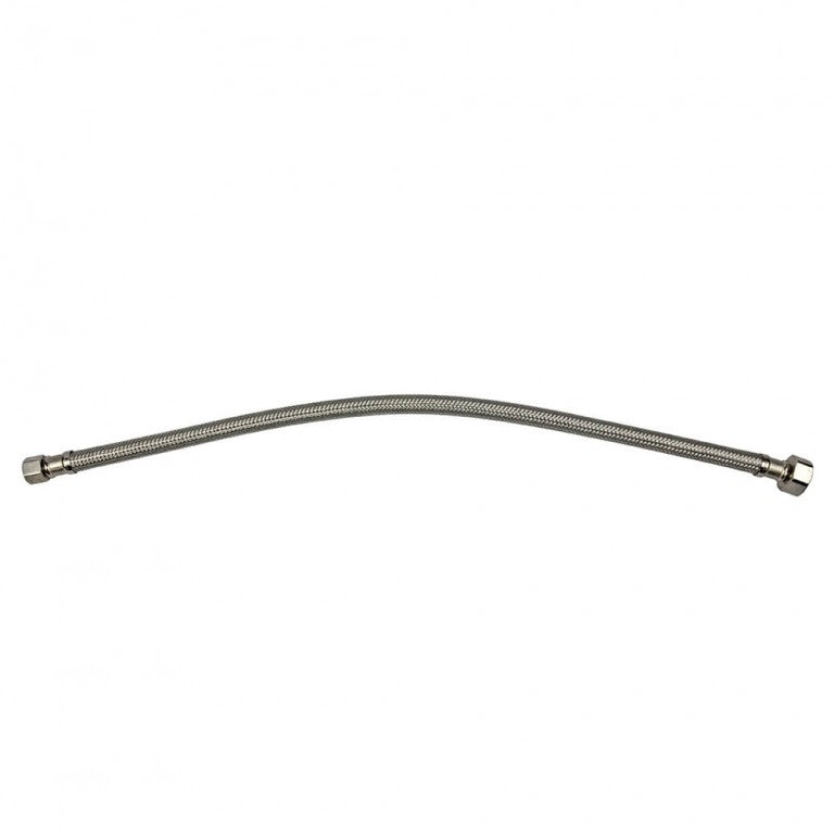 Danco 59790A 3/8 in. Flare x 1/2 in. FIP. x 20 in. LGTH Stainless Steel Faucet Supply Line Hose