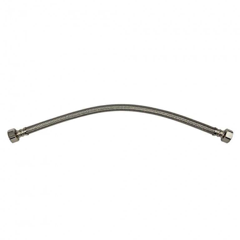 Danco 59823A 1/2 in. FIP x 1/2 in. FIP. x 16 in. LGTH Stainless Steel Faucet Supply Line Hose