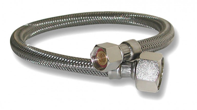 Danco 59829A 3/8 in. Comp. x 1/2 in. FIP. x 16 in. LGTH Stainless Steel Faucet Supply Line Hose
