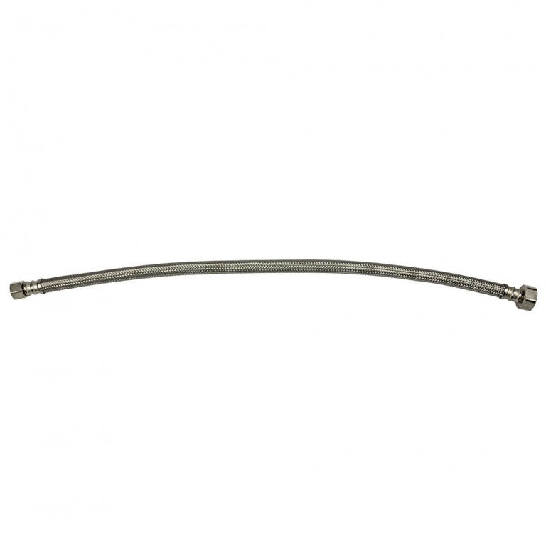Danco 59831 3/8 in. Comp. x 1/2 in. FIP. x 20 in. LGTH Stainless Steel Faucet Supply Line Hose