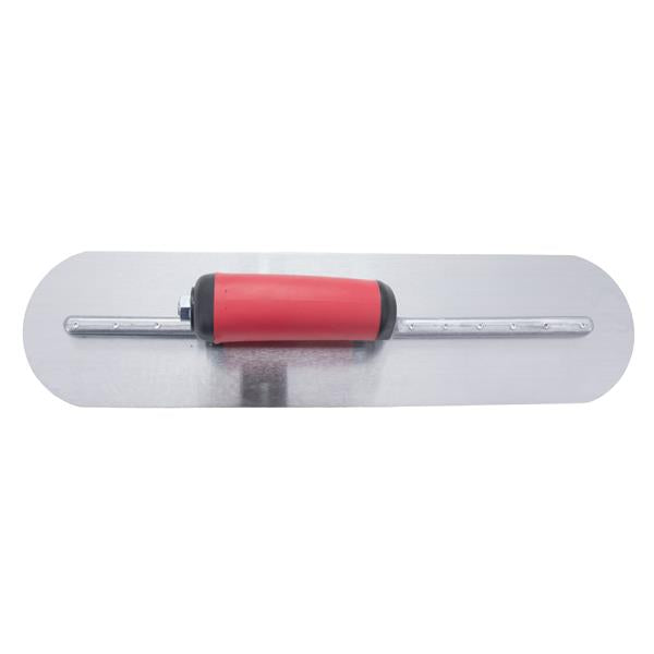 Marshalltown 11222 Concrete 16 X 4 Fully Rounded Finishing Trowel-Resilient Handle