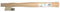 Vaughan 61242 Supreme Hickory 17 Inch Adze Eye Replacement Handle