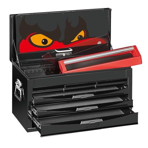 Teng Tools 6 Drawer Black Lockable Top Box - TC806NBK