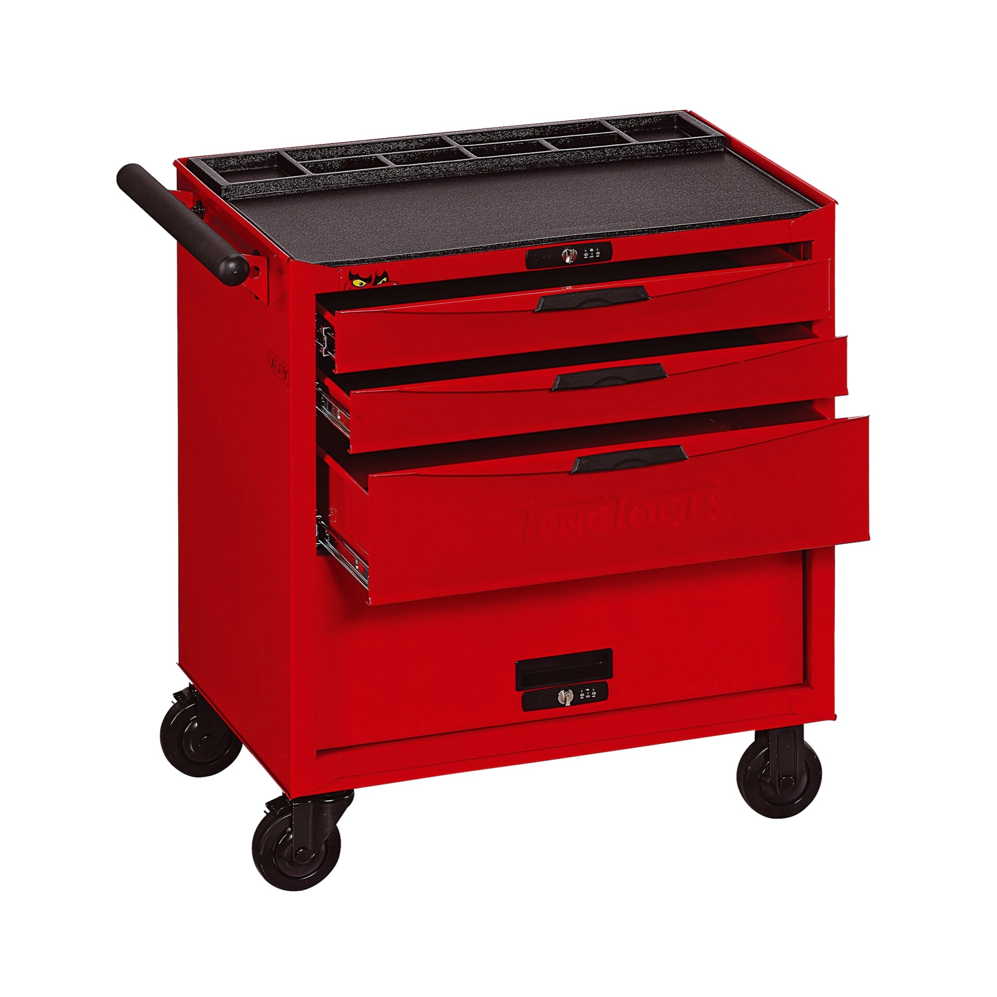 Teng Tools 3 Drawer Heavy Duty Roller Cabinet Tool Chest / Wagon - TCW803N
