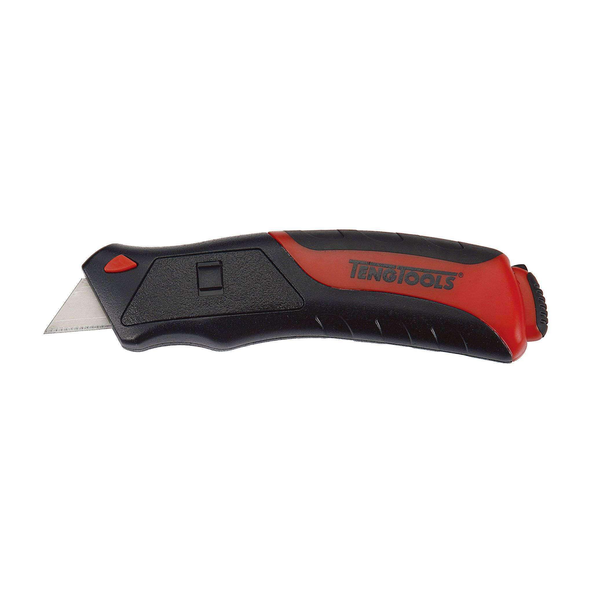 Teng Tools Non-Slip Safety Utility Knife / Box Cutters with Retractable Blade - 711