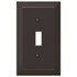 Steps Aged Bronze Cast - 1 Toggle Wallplate