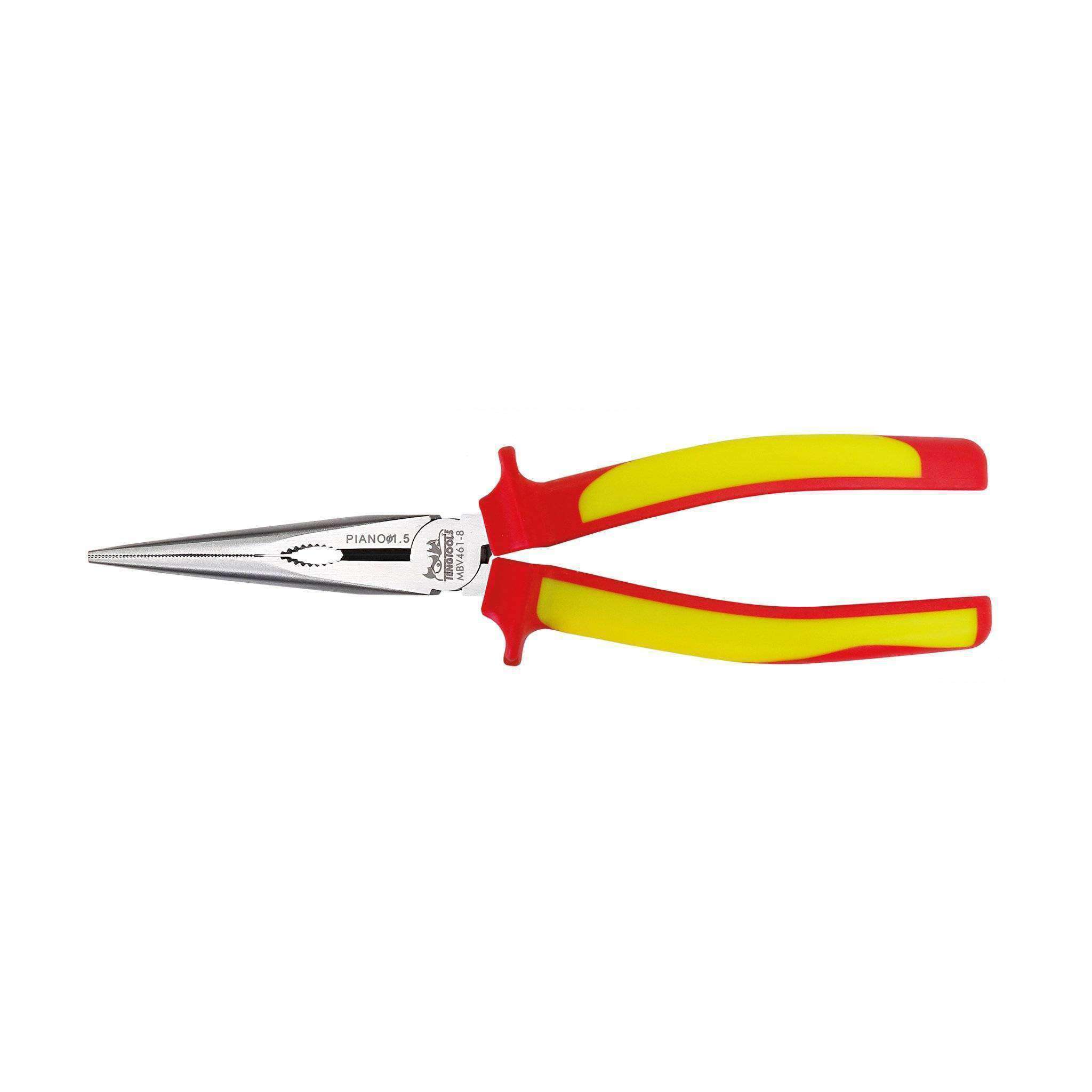 Teng Tools 8 Inch 1000 Volt Insulated Mega Bite Long Nose Pliers - MBV461-8