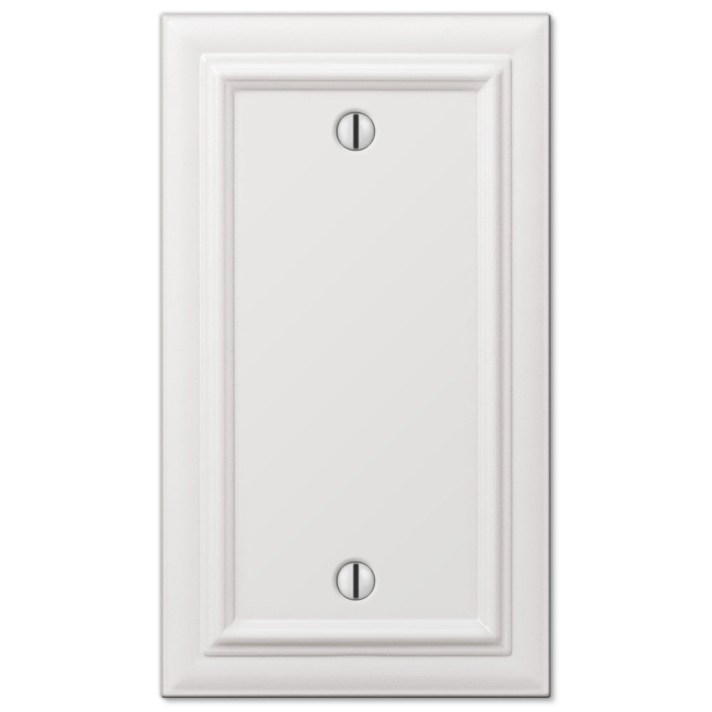 Continental White Cast - 1 Blank Wallplate