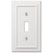 Continental White Cast - 1 Toggle Wallplate