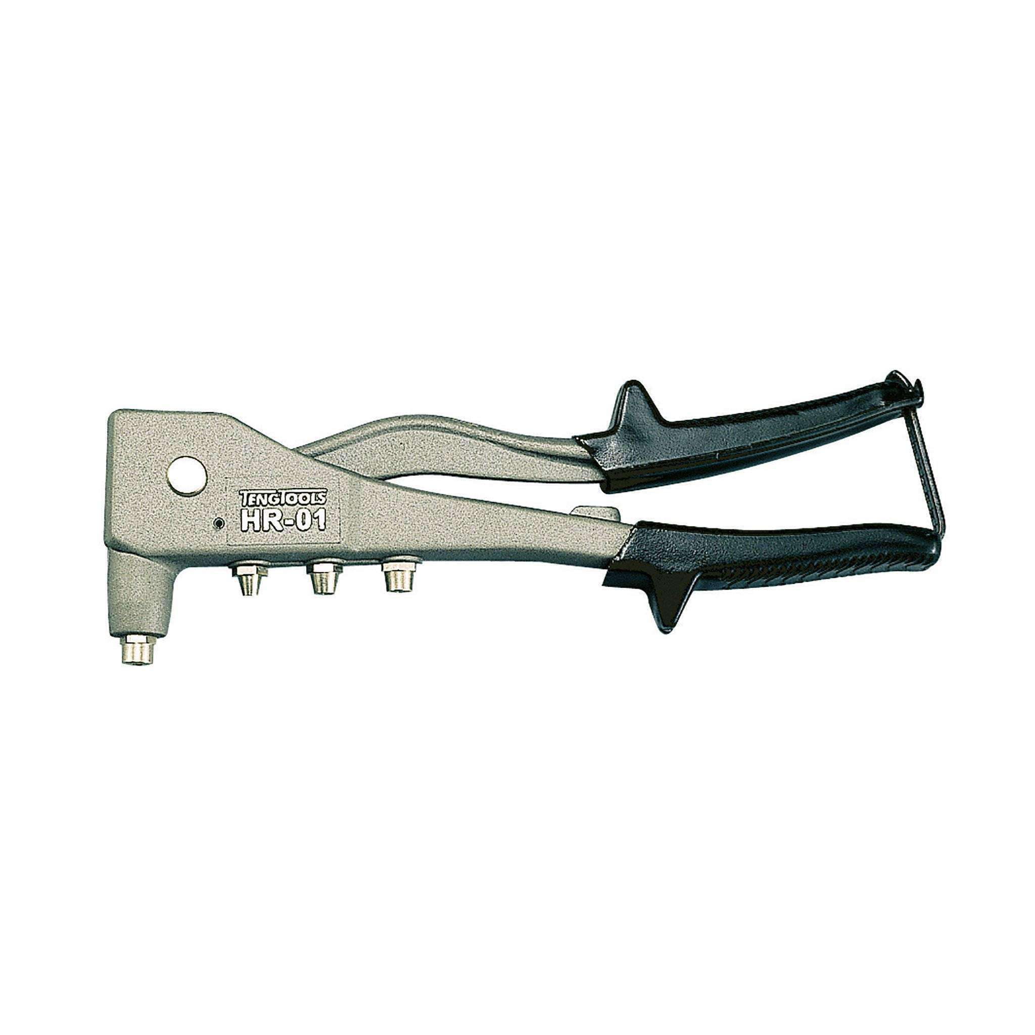 Teng Tools Heavy Duty Hand Rivet Gun Tool for Aluminum, Steel & Stainless Steel Rivets - HR01