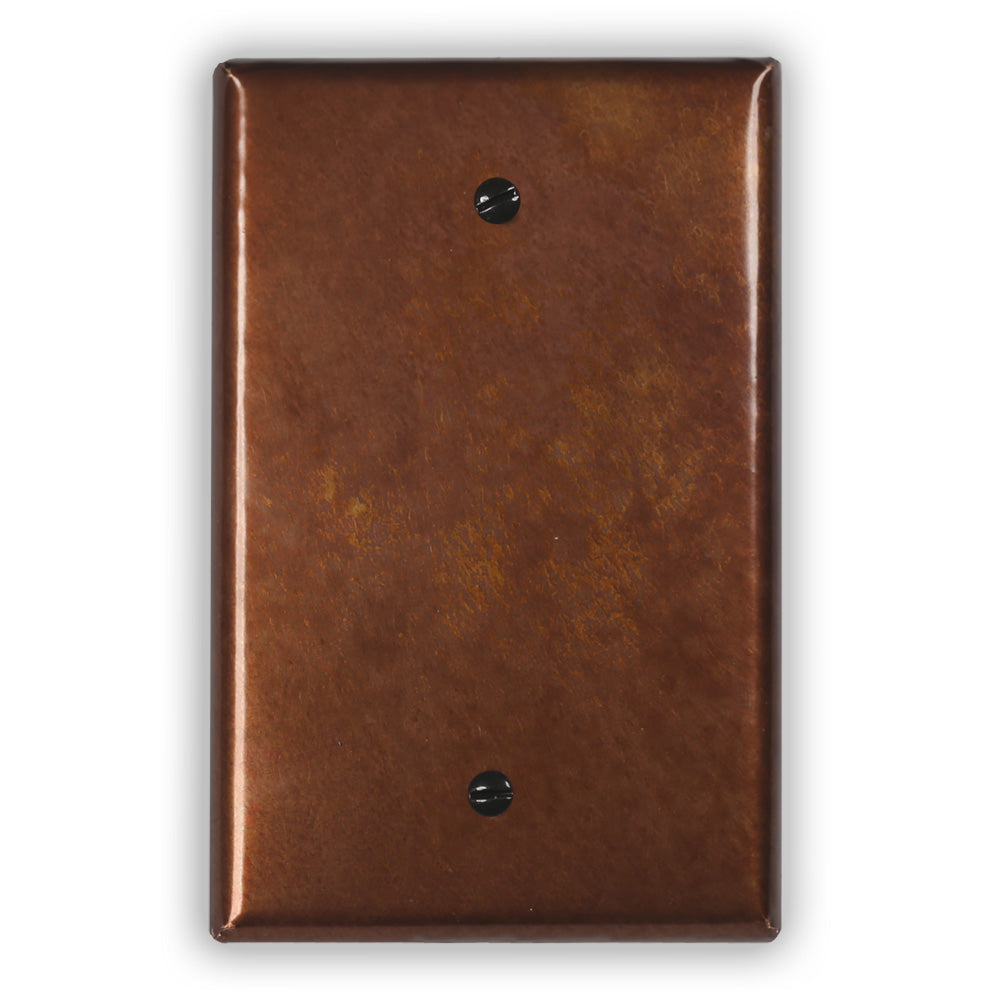 Antique Copper - 1 Blank Wallplate