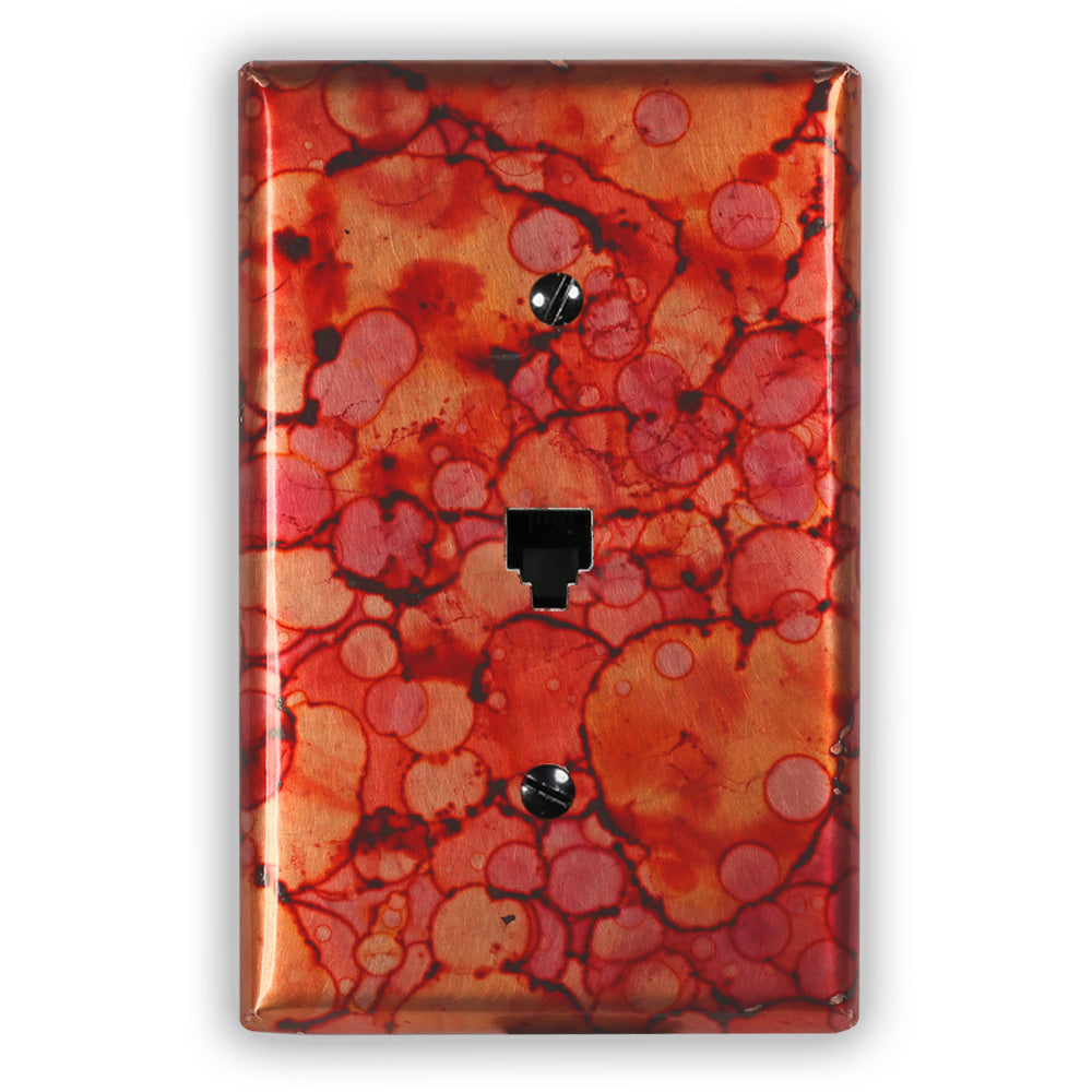 Autumn Copper - 1 Phone Jack Wallplate