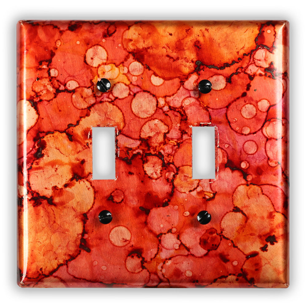 Autumn Copper - 2 Toggle Wallplate