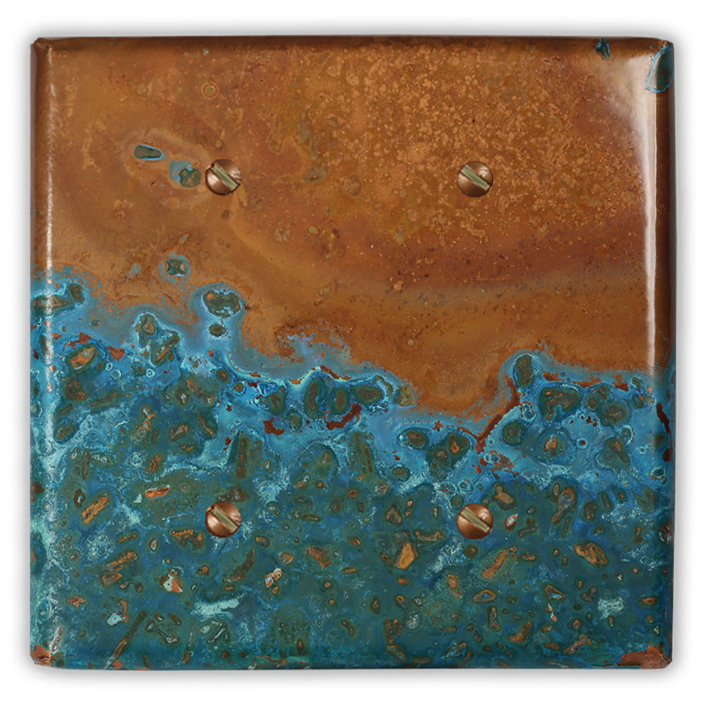 Azul Copper - 2 Blank Wallplate