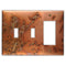 Bamboo Copper - 2 Toggle / 1 Rocker Wallplate