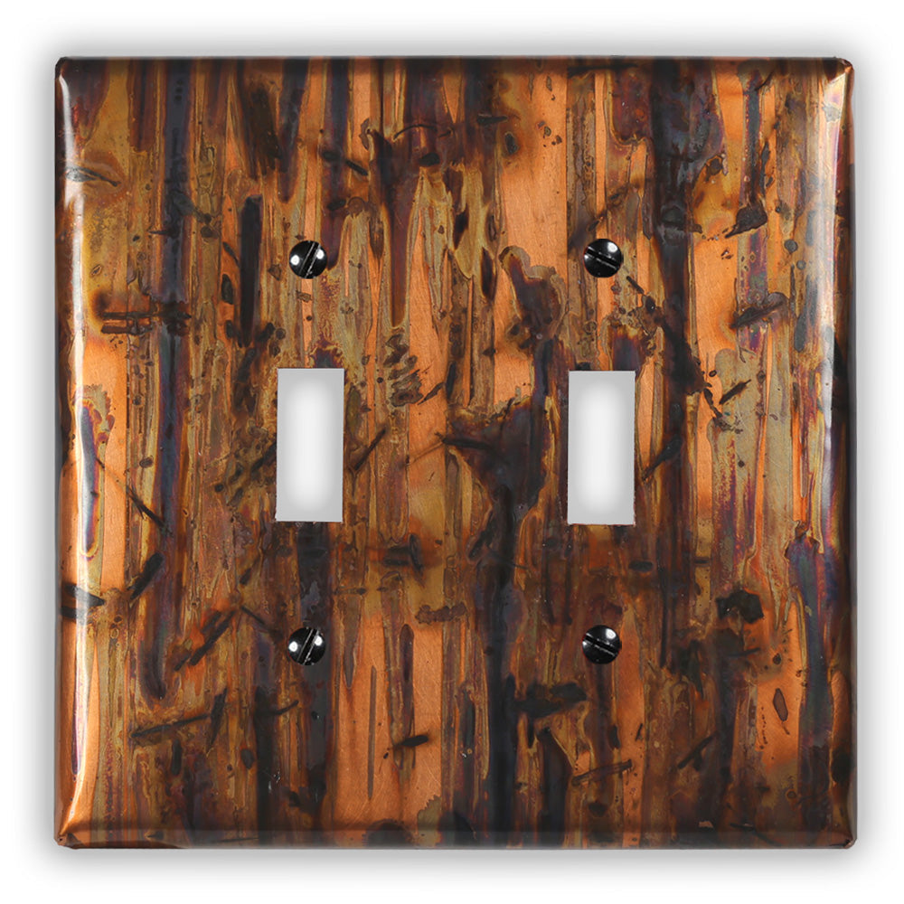 Bamboo Forest Copper - 2 Toggle Wallplate
