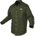 Knox FR Shirt Military Green With Pearl Snap Buttons