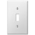 Pro White Smooth Steel - 1 Toggle Wallplate