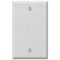 Pro White Wrinkle Steel - 1 Blank Wallplate