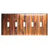 Enchantment Vertical Copper - 5 Toggle Wallplate