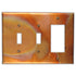 Flamed Copper - 2 Toggle / 1 Rocker Wallplate