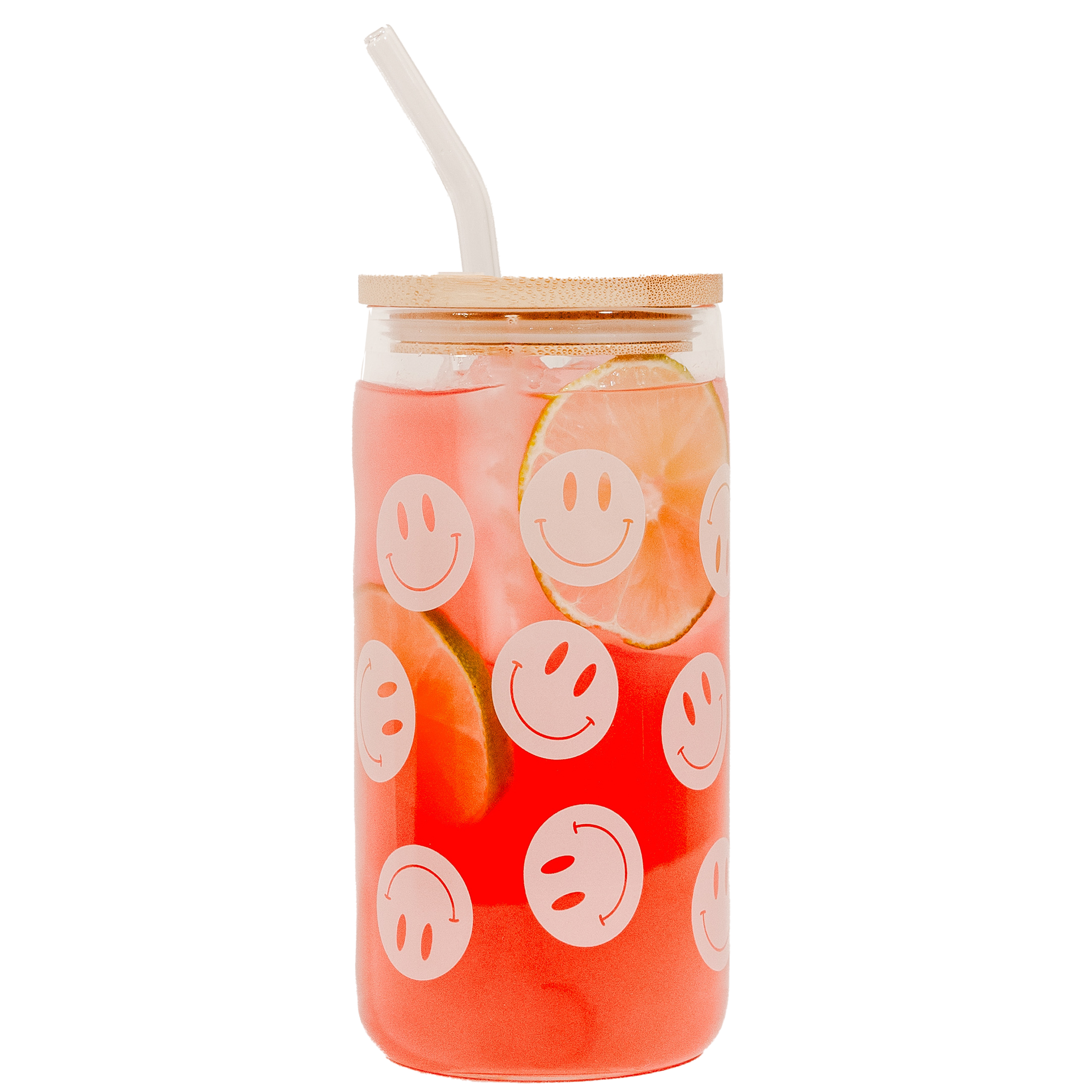 Smiley Can Glass - 17 oz