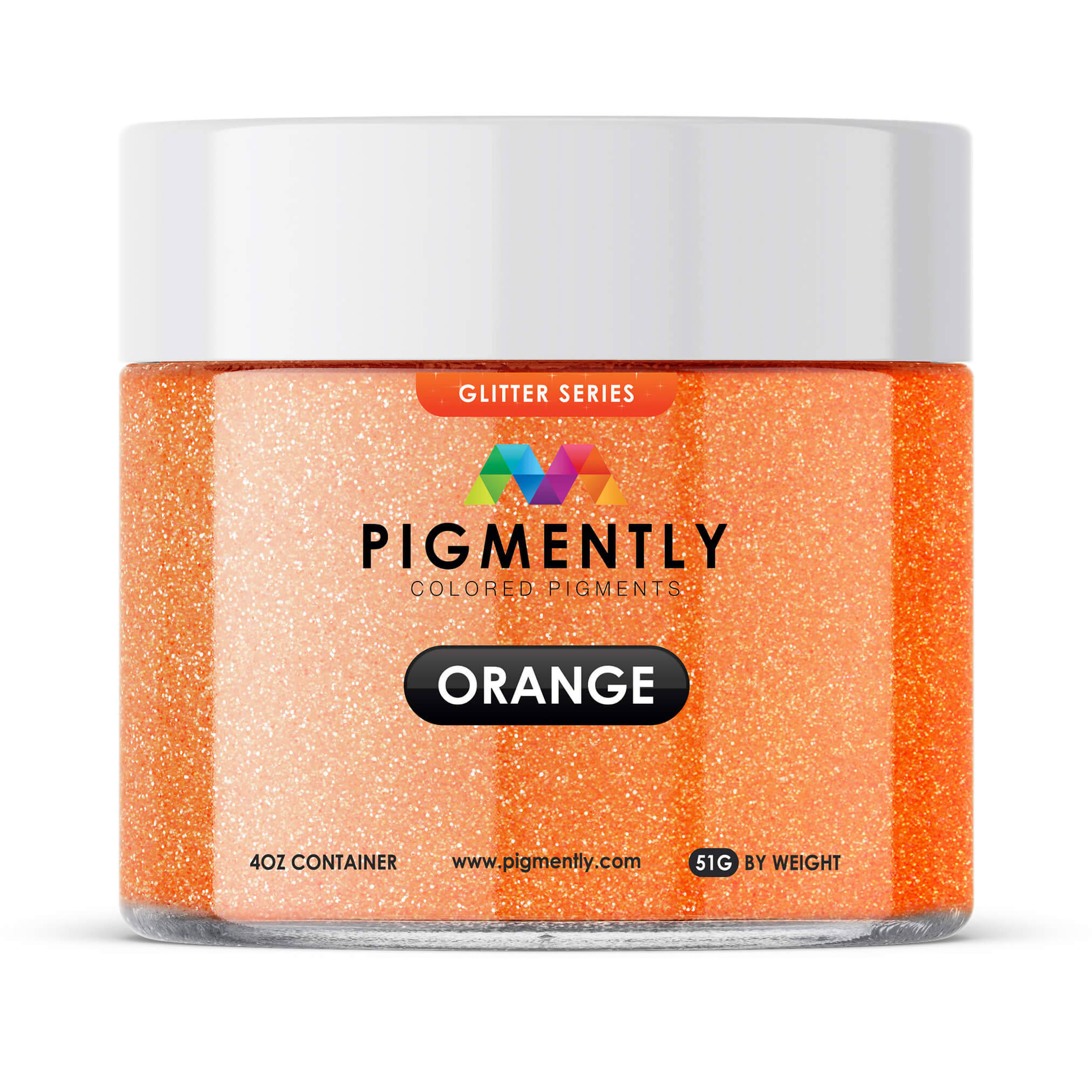 Orange Glitter Epoxy Powder Pigment