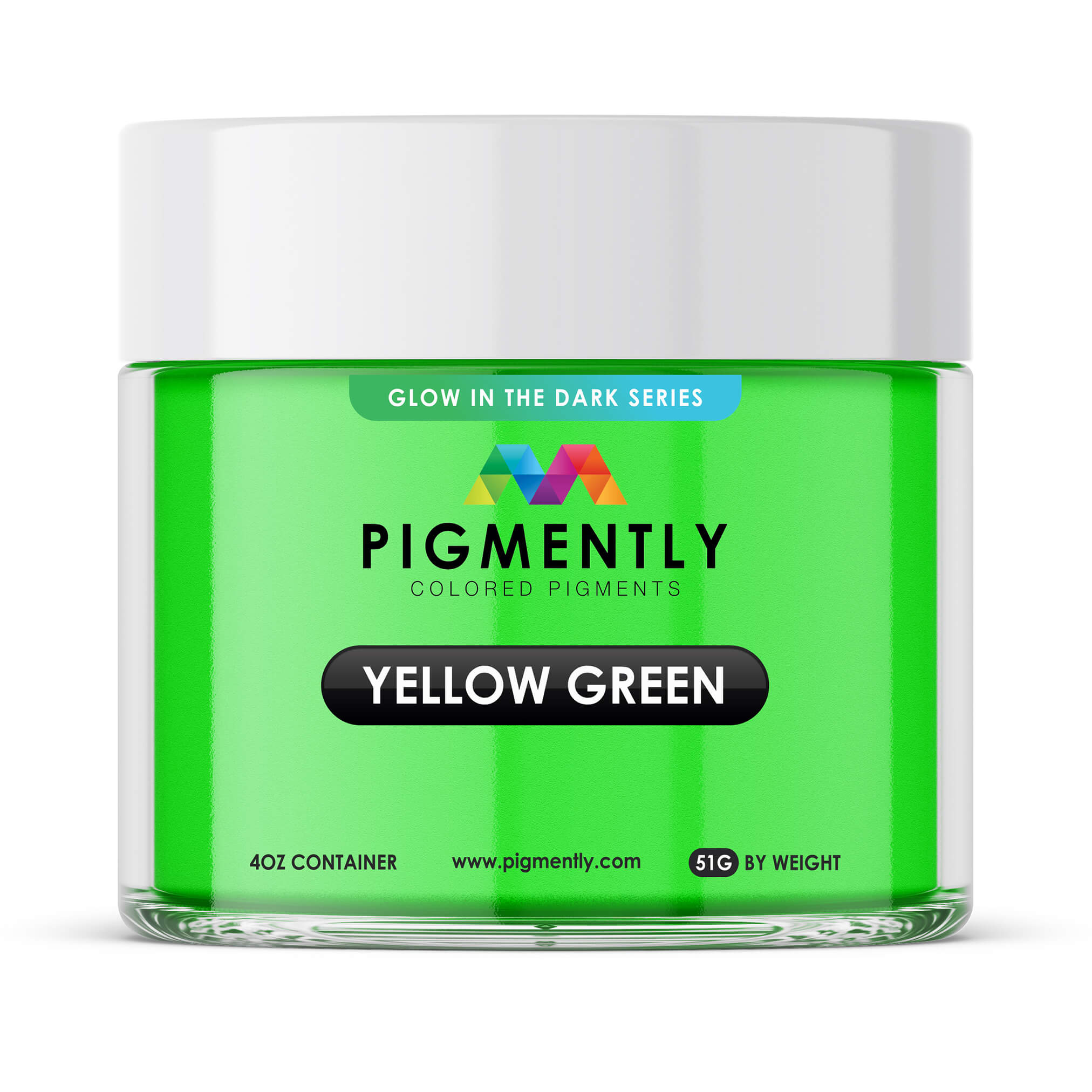 Yellow/Green Glow in the Dark Epoxy Powder Pigment