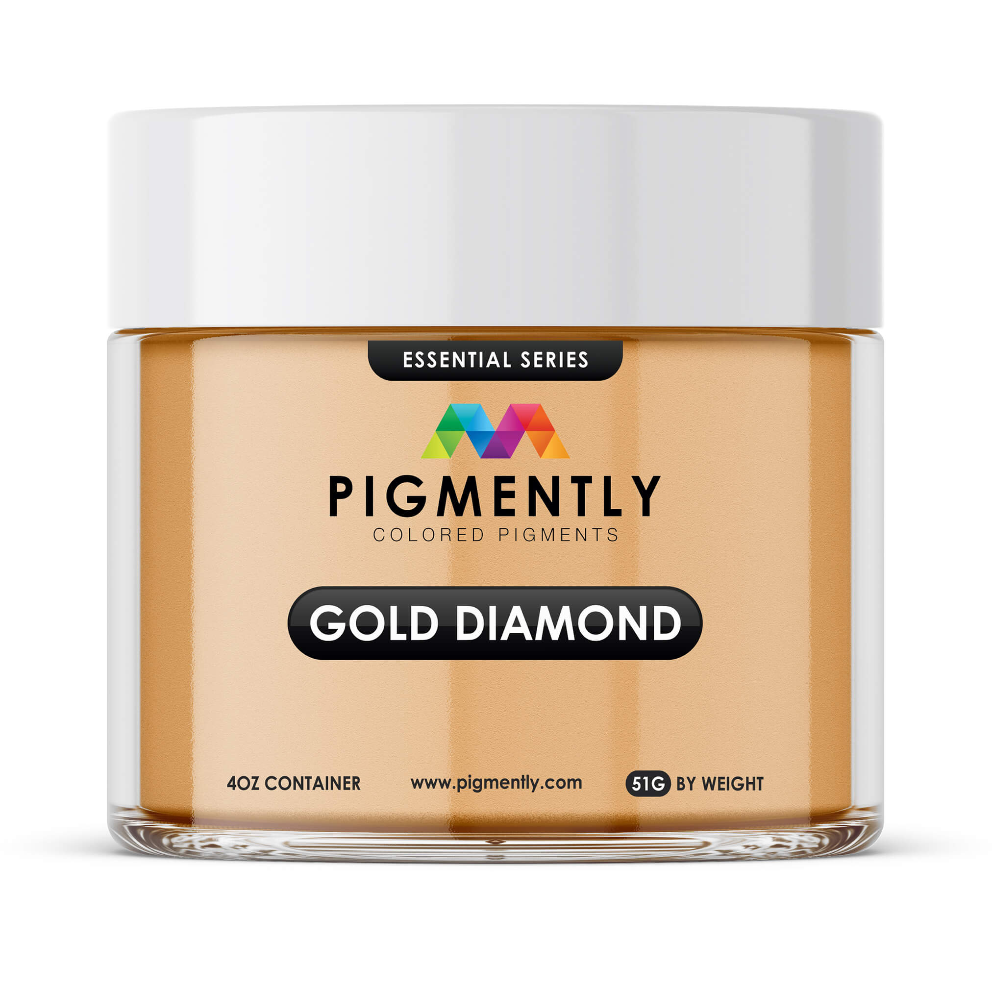 Gold Diamond Epoxy Powder Pigment –