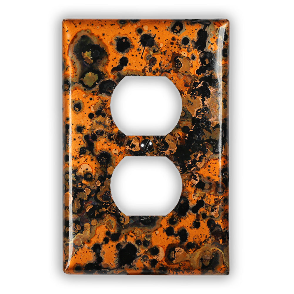 Leopard Copper - 1 Duplex Wallplate