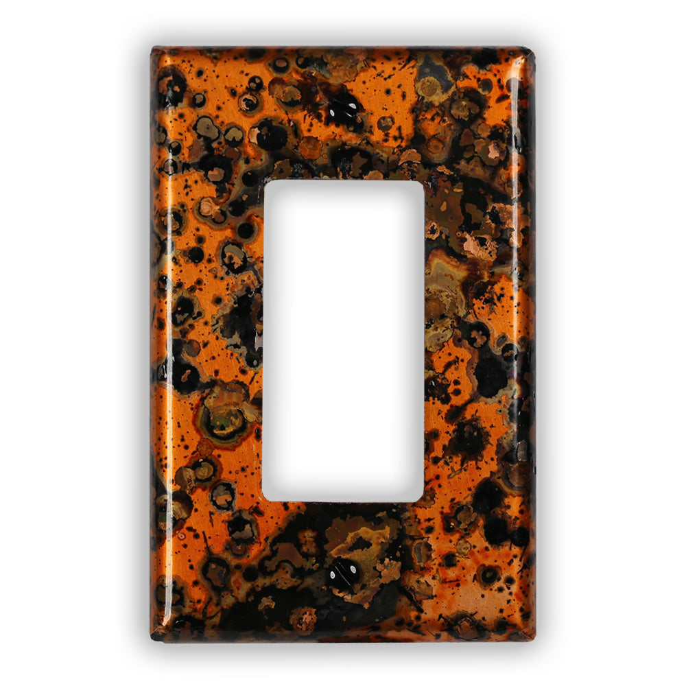 Leopard Copper - 1 Rocker Wallplate