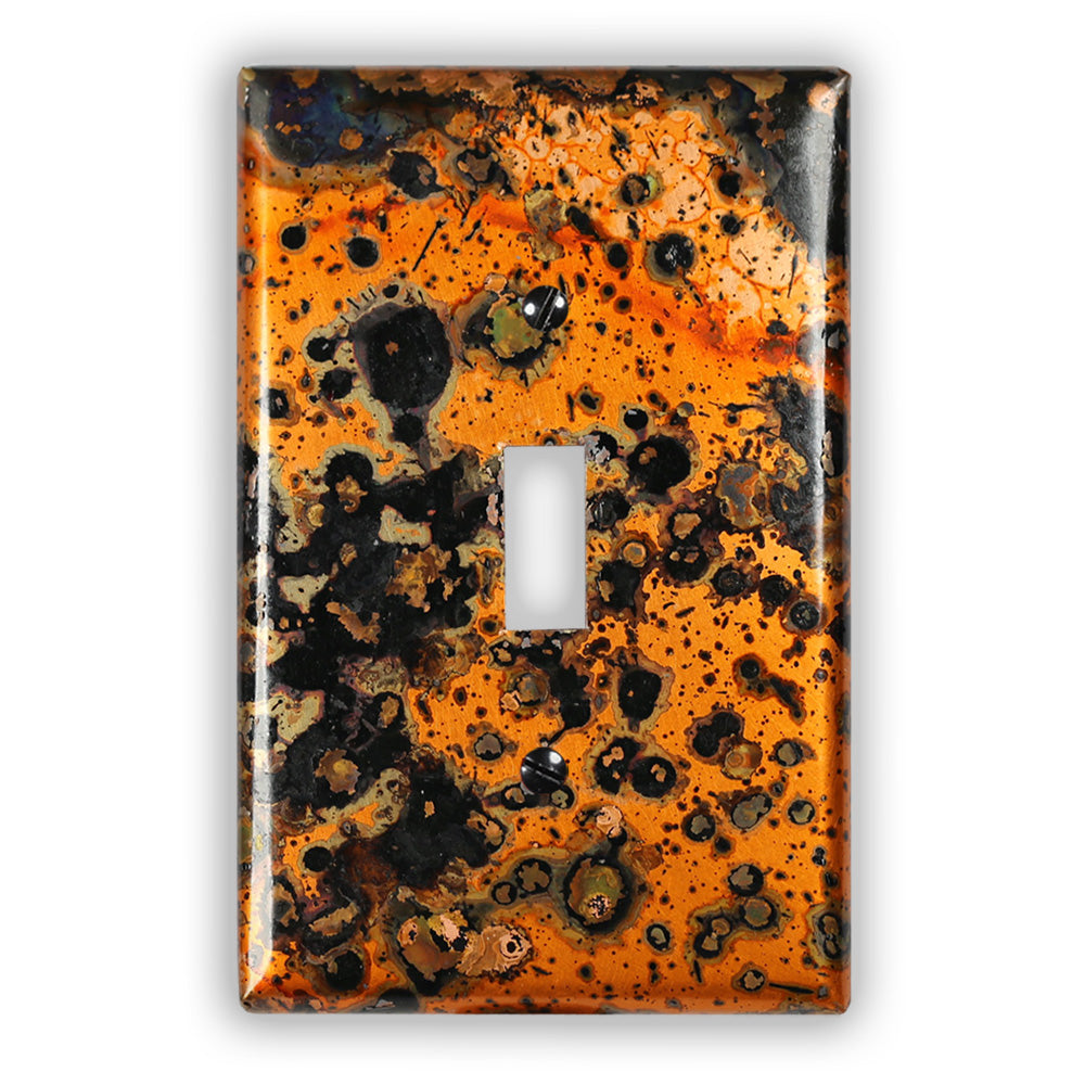 Leopard Copper - 1 Toggle Wallplate