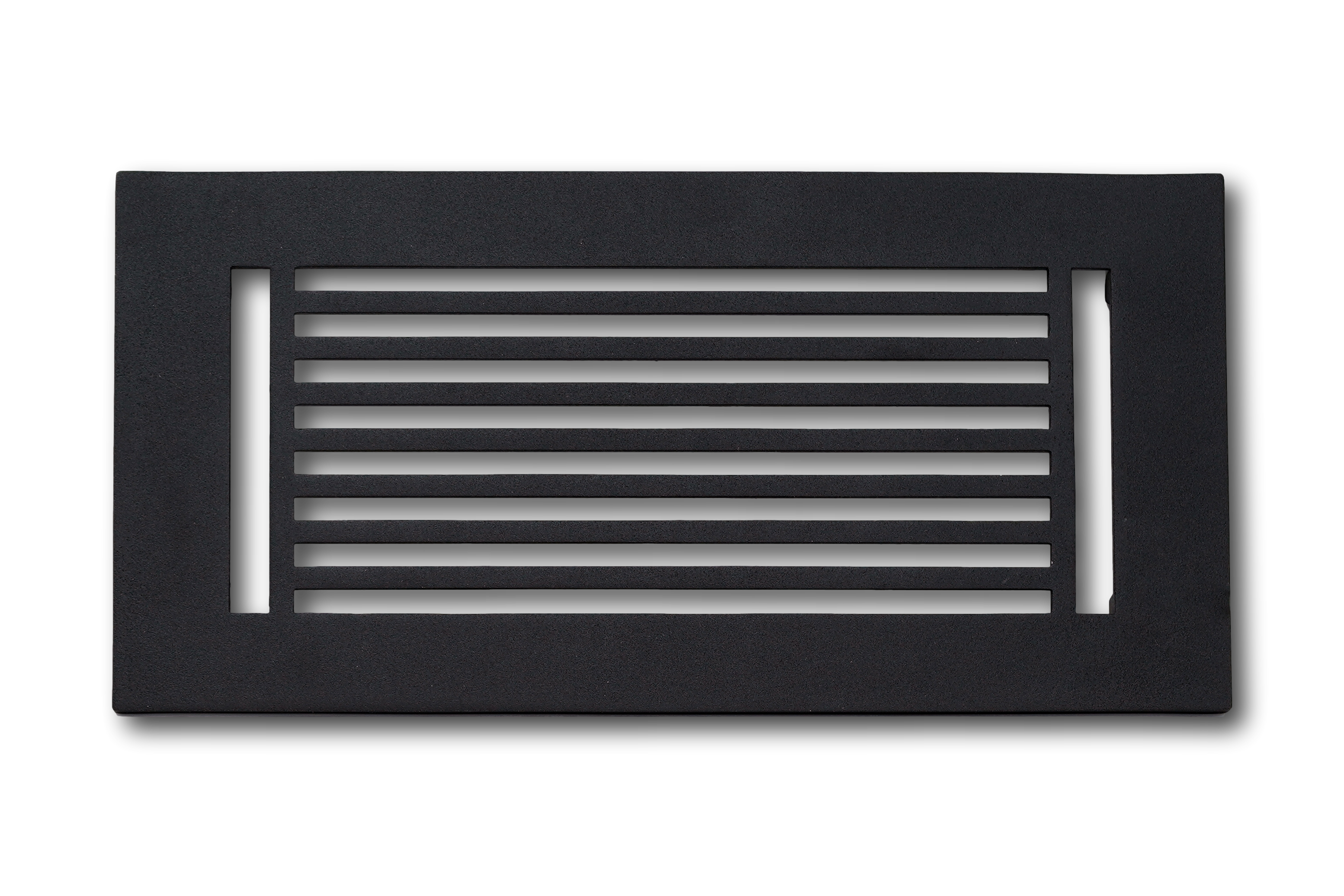 Cast Aluminum Linear Bar Vent Covers - Black