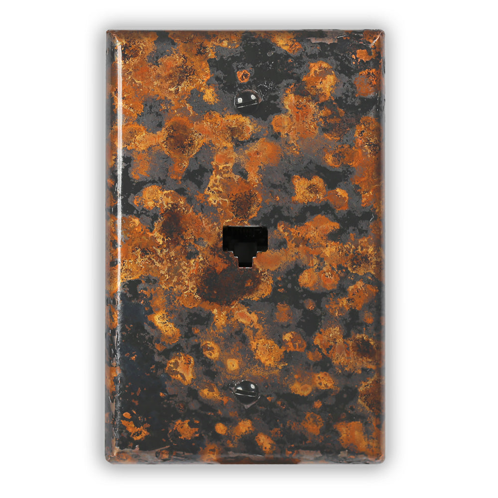 Mottled Copper - 1 Data Jack Wallplate