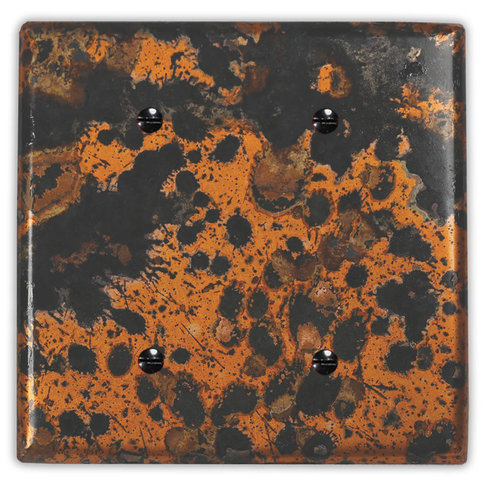 Mottled Copper - 2 Blank Wallplate