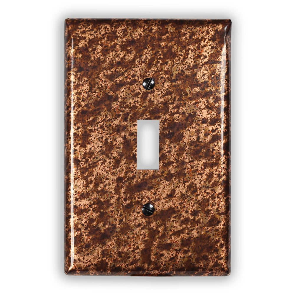 Sandstorm Copper - 1 Toggle Wallplate