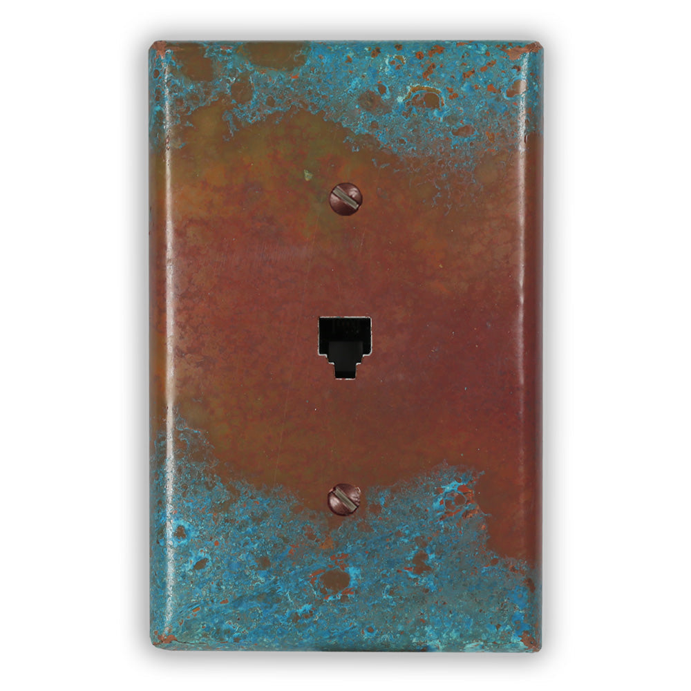 Sierra Copper - 1 Phone Jack Wallplate