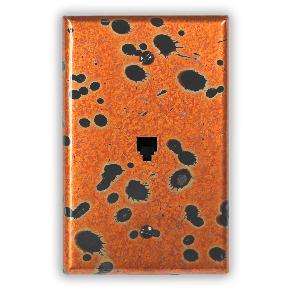 Sunburst Copper - 1 Phone Jack Wallplate