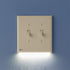 SnapPower Switchlight - 2 Toggle, Ivory