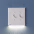 SnapPower Switchlight - 2 Toggle, White
