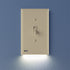 SnapPower Switchlight 3 & 4 Way - 1 Toggle, Ivory