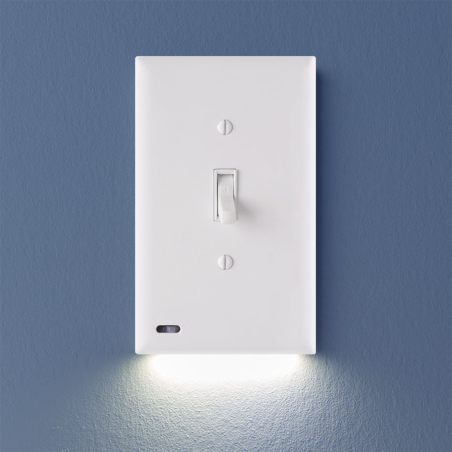 SnapPower Switchlight 3 & 4 Way - 1 Toggle, White