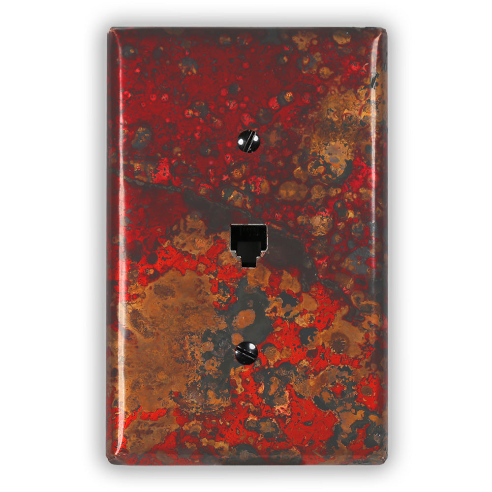 Wild Fire Copper - 1 Phone Jack Wallplate