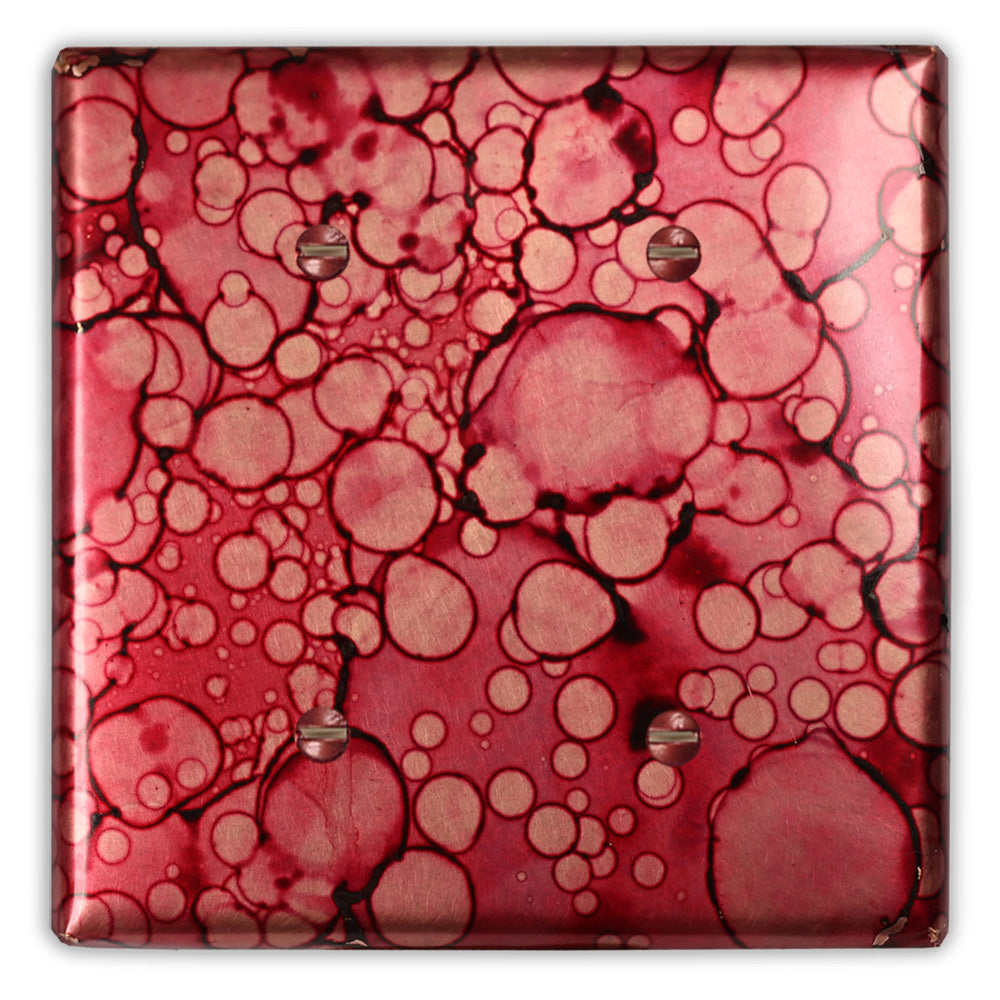 Wine Red Copper - 2 Blank Wallplate